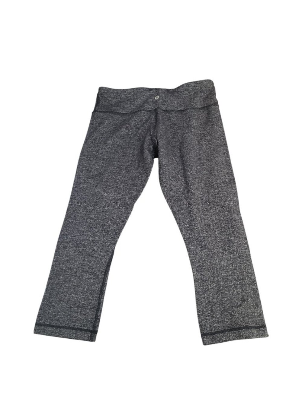 LULULEMON Womens 6 Wunder Under Herringbone Crop Leggings - Picture 3 of 8